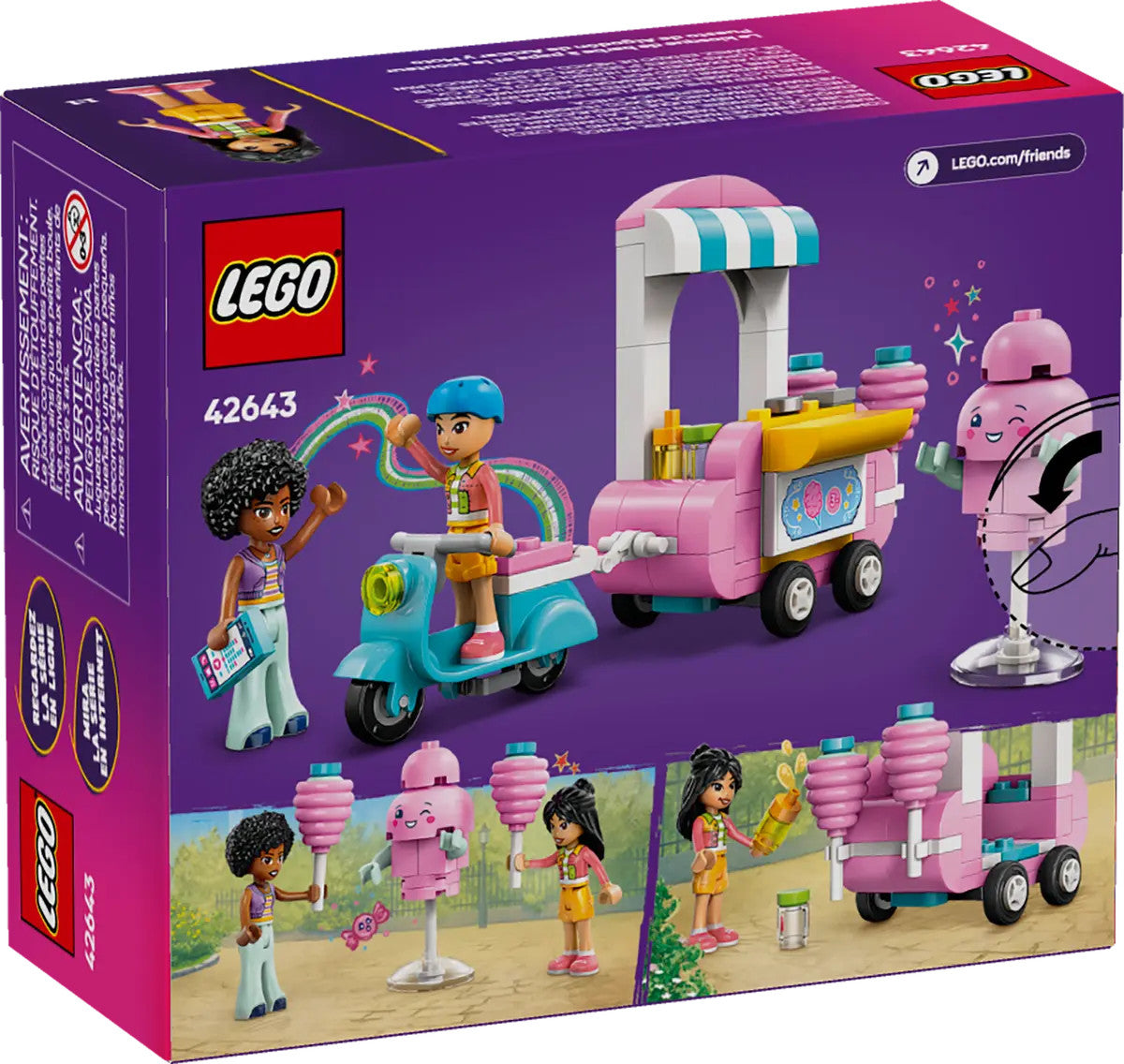 LEGO® Friends - Cotton Candy Stand and Scooter  42643