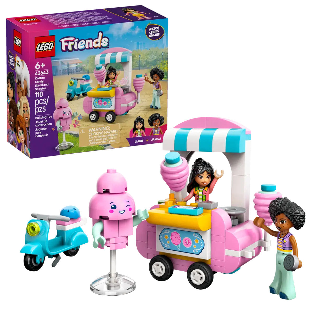 LEGO® Friends - Cotton Candy Stand and Scooter  42643