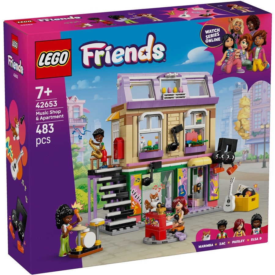 LEGO® Friends - Music Store & Apartment 42653