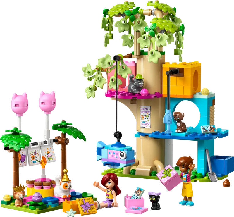 LEGO® Friends - Cat Birthday Party & Tree House 42666