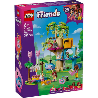 LEGO® Friends - Cat Birthday Party & Tree House 42666