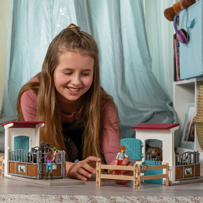 Schleich Horses - Horse Box with Hannah & Cayenne | 42710