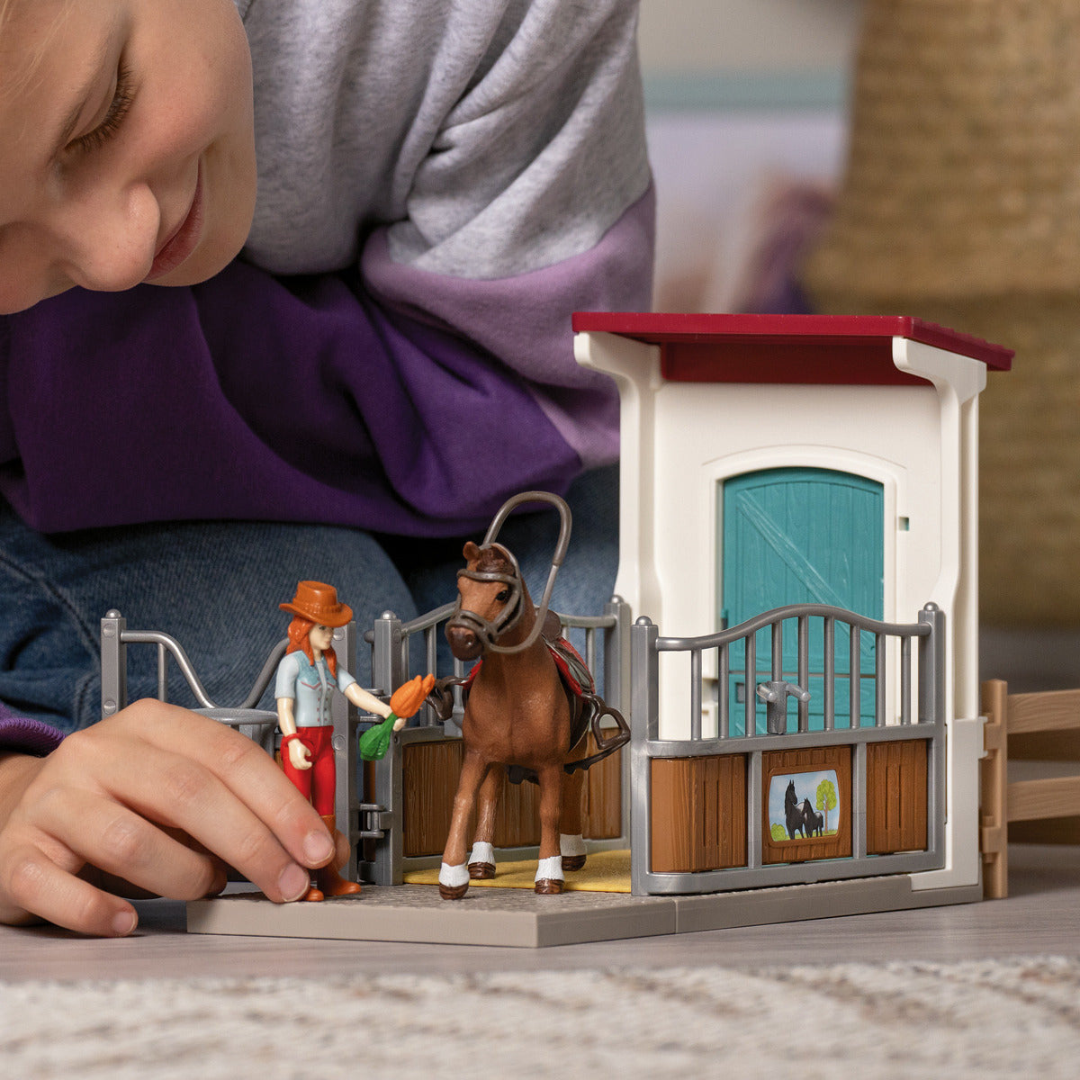 Schleich Horses - Horse Box with Hannah & Cayenne | 42710