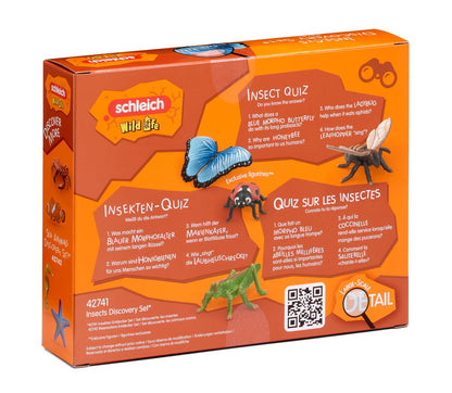 Schleich - Insects Discovery Set 42741 – WILD LIFE Playet