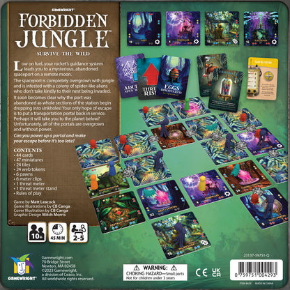 Gamewright Forbidden Jungle - Survive the Wild