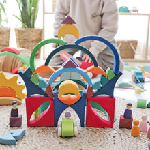 Grimm’s Building Set Arcs in Squares