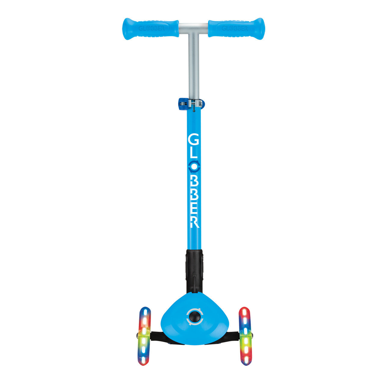 Globber - PRIMO FOLDABLE LIGHTS - Sky Blue/Navy Blue