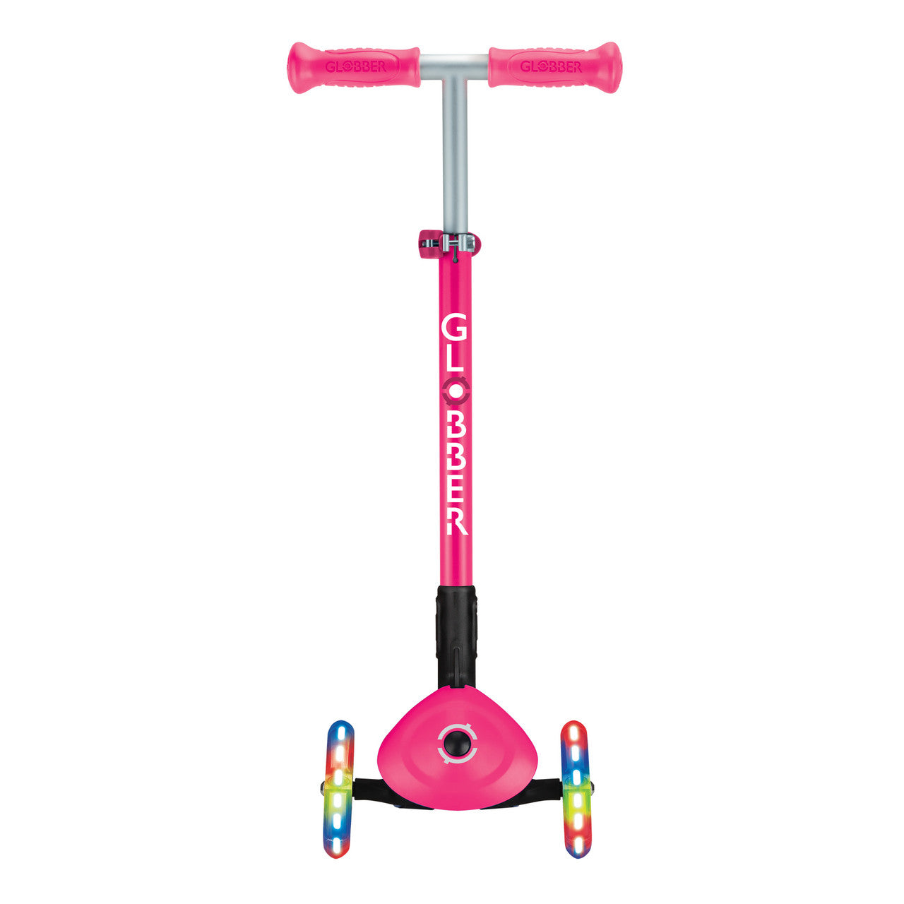 Globber - PRIMO FOLDABLE LIGHTS - Neon Pink