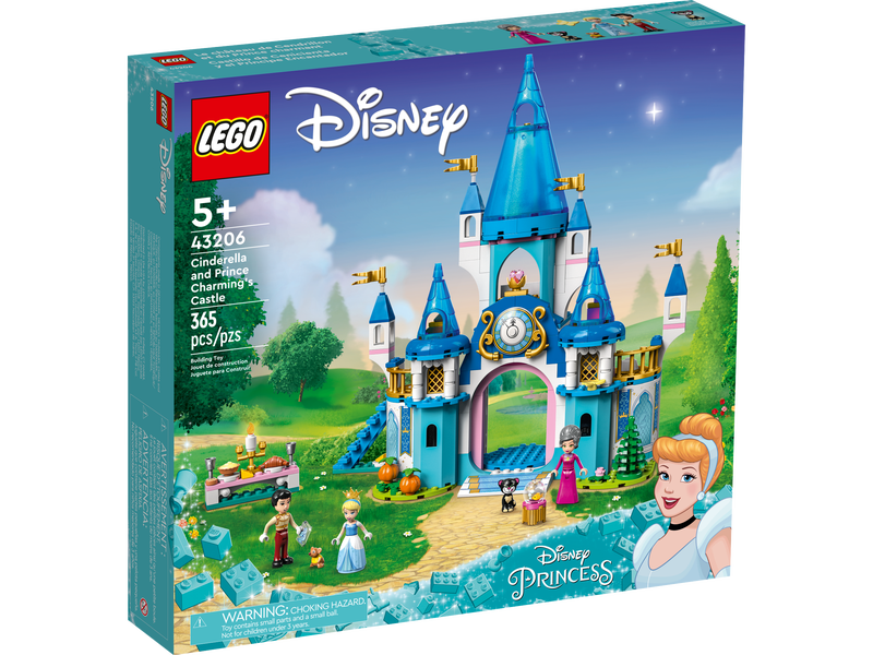 LEGO® Disney Cinderella and Prince Charming's Castle 42306