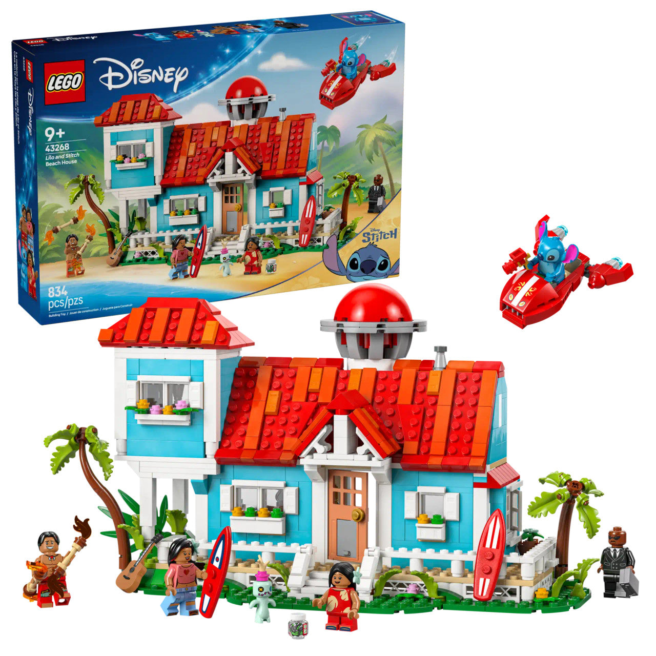 LEGO® Disney™-  Lilo and Stitch Beach House 43268