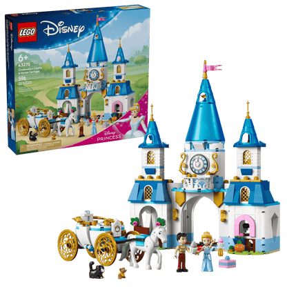 LEGO®  Disney™ - Cinderella's Castle & Horse Carriage 43275