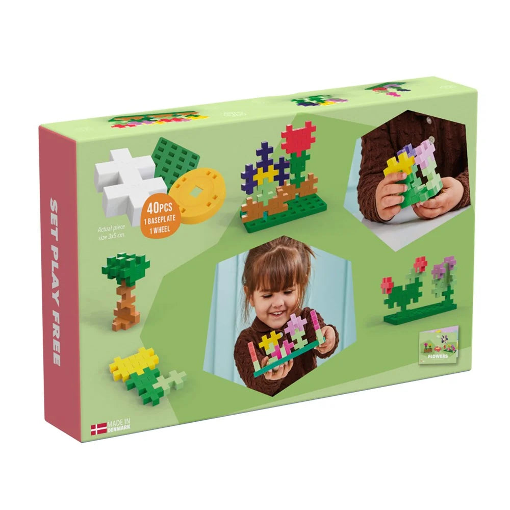 Plus-Plus BIG Rainbow 15 Piece Tube with oversized colourful STEM building blocks for toddlers