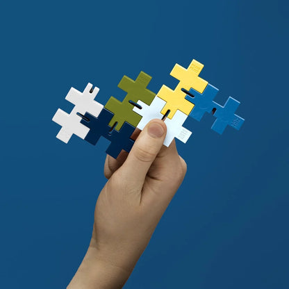 Plus-Plus HEXEL Van Gogh The Starry Night PP4363 art-inspired sensory fidget toy with six connected colourful pieces