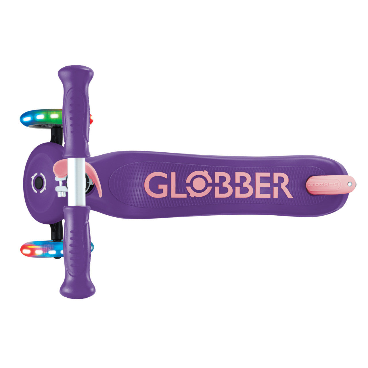 Globber - PRIMO PLUS with LIGHTS Scooter - Purple/ Pastel Pink