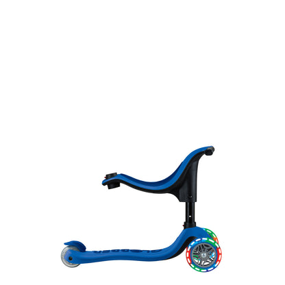 Globber - GO UP SPORTY Lights Scooter  - Navy Blue