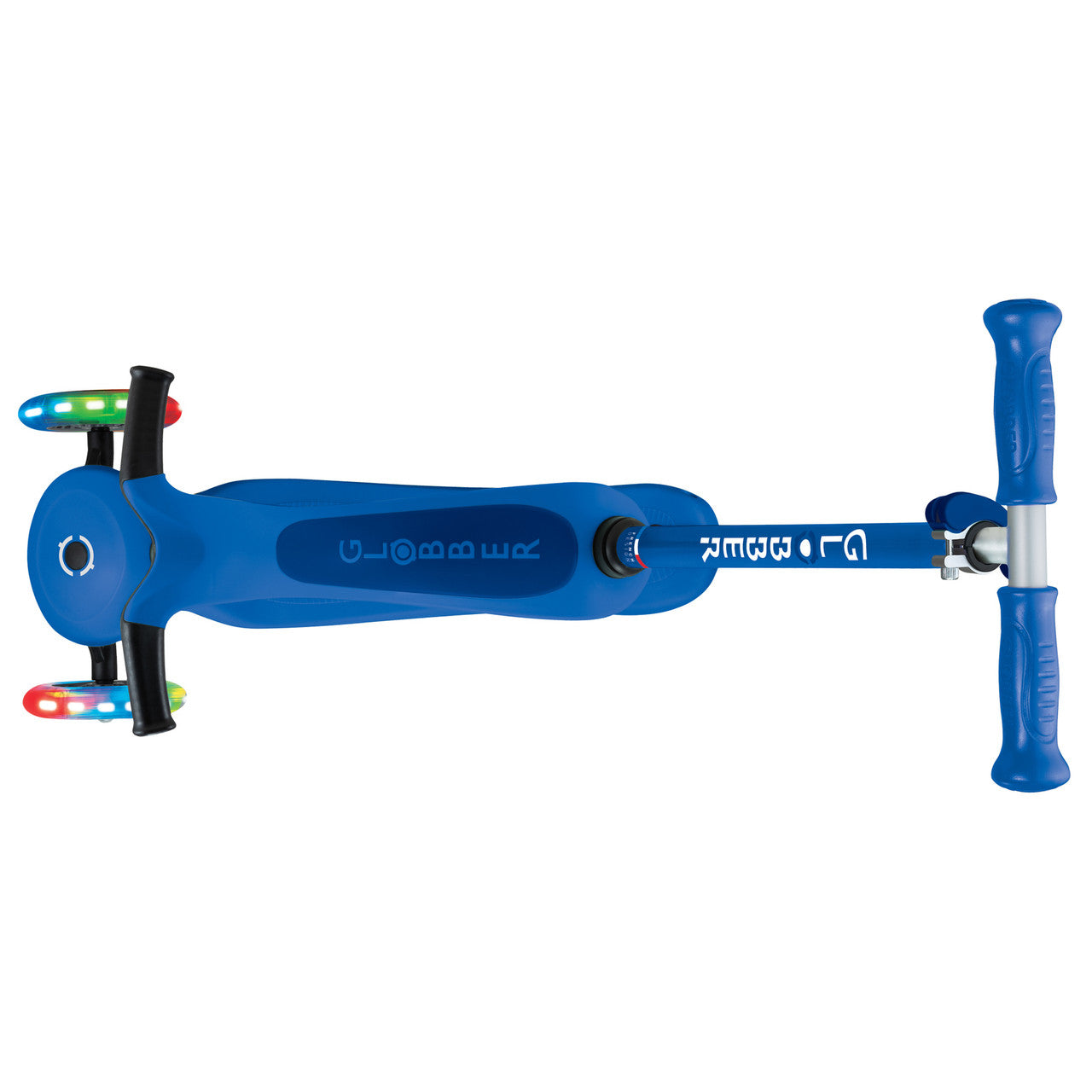 Globber - GO UP SPORTY Lights Scooter  - Navy Blue