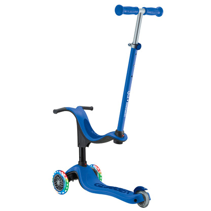 Globber - GO UP SPORTY Lights Scooter  - Navy Blue