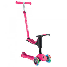 Globber - GO UP SPORTY Lights Scooter - Fuchsia Pink/ Dark Pink