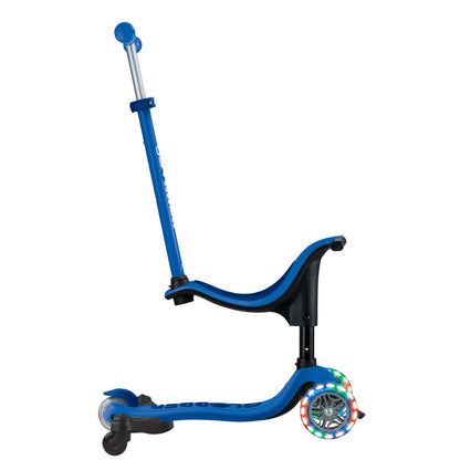 Globber - GO UP SPORTY Lights  360 - Navy/Dark Blue