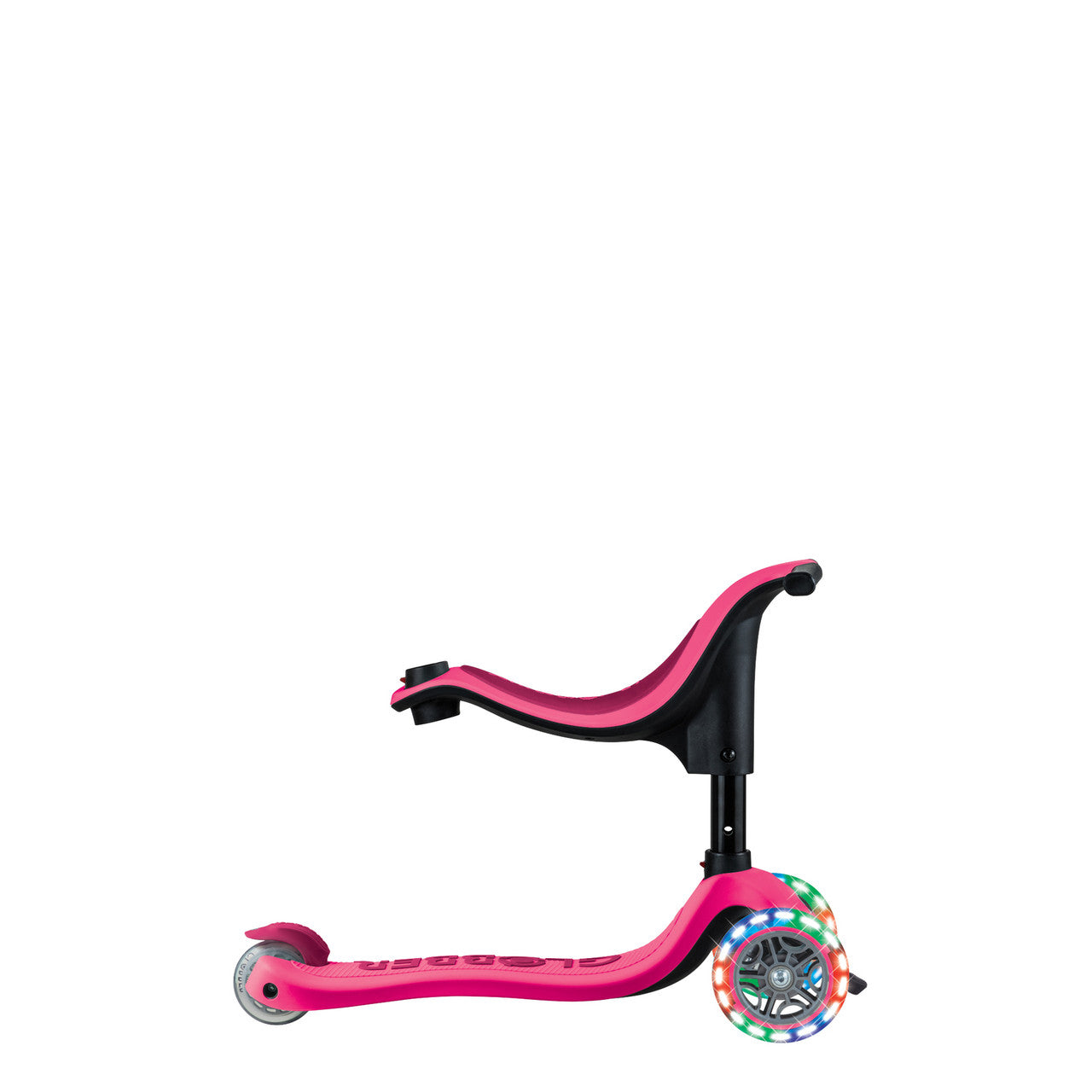 Globber - GO UP SPORTY Lights  360 - Fuchsia/Dark Pink