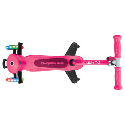 Globber - GO UP SPORTY Lights  360 - Fuchsia/Dark Pink