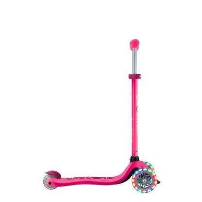 Globber - GO UP SPORTY Lights  360 - Fuchsia/Dark Pink