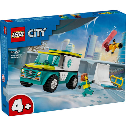 LEGO® City - Emergency Ambulance and Snowboarder 60403