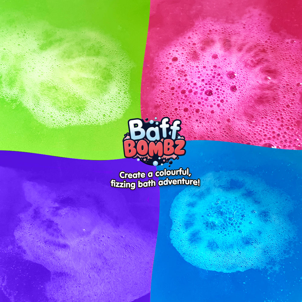 Zimpli Kids Baff Bombz Round 4 Pack | Colour Changing Bath Bombs