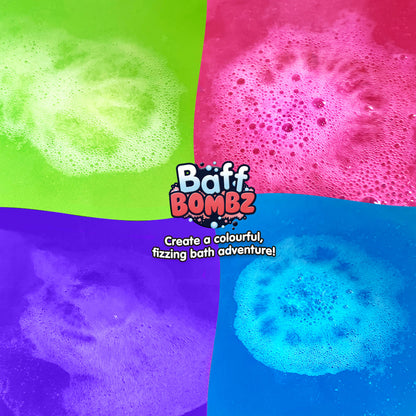 Zimpli Kids Baff Bombz Round 4 Pack | Colour Changing Bath Bombs