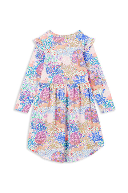 Milky - Patchwork Hi Lo Dress (sizes 2-7)