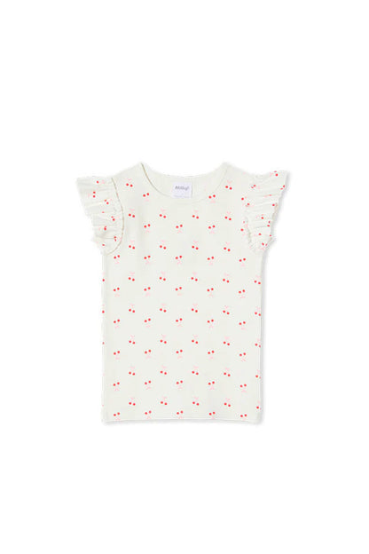 Cherry Rib Tee