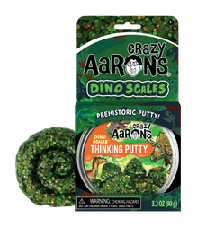 Crazy Aaron's Thinking Putty - Dino Scales 4" Tin