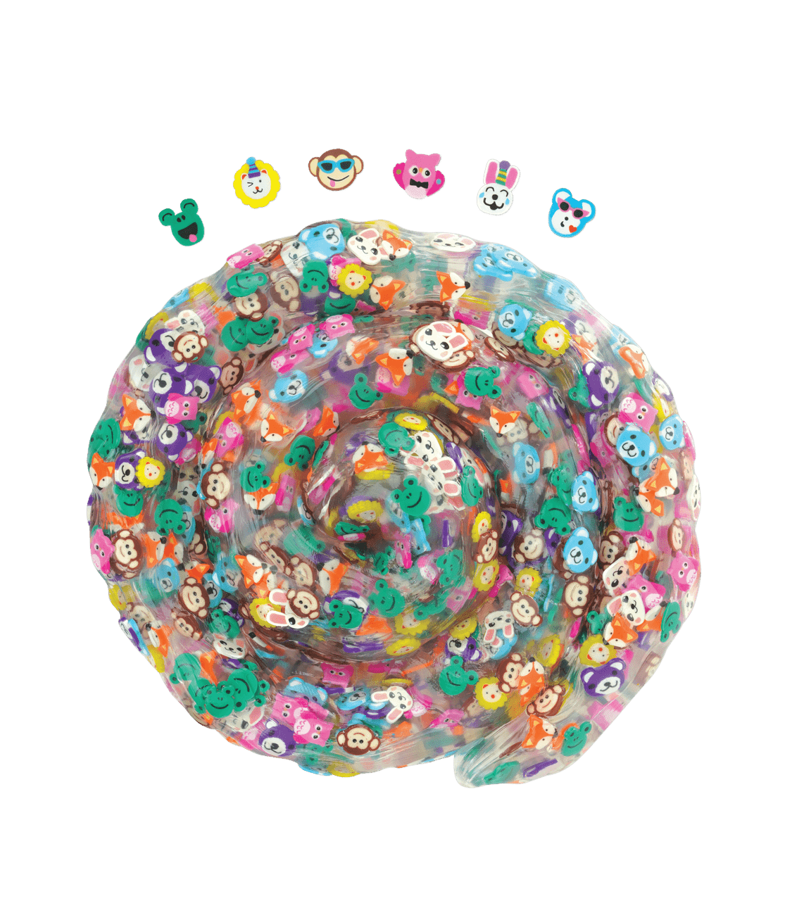Crazy Aaron's HIDE INSIDE Thinking Putty - Party Animals 4" Tin