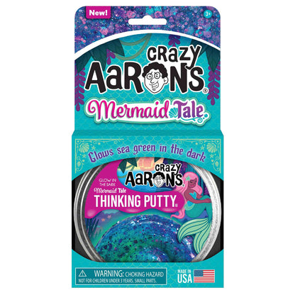 Crazy Aaron's Thinking Putty - Mermaid Tale 4" Tin