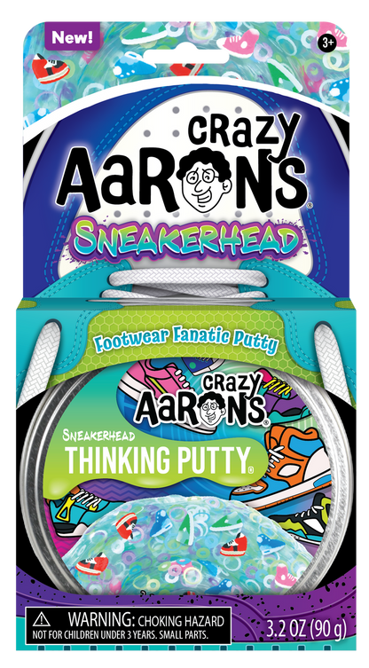 Crazy Aaron's  Thinking Putty- Trendsetters - Sneakerhead - 4" Tin