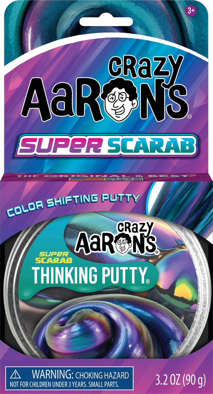 Crazy Aaron's Thinking Putty - Super Scarab 4" Tin