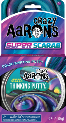 Crazy Aaron's Thinking Putty - Super Scarab 4" Tin
