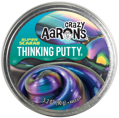 Crazy Aaron's Thinking Putty - Super Scarab 4" Tin