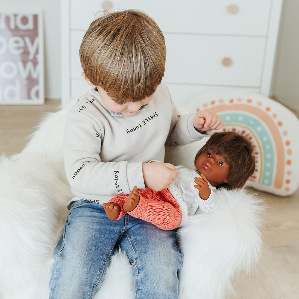 Miniland Clothing - Eco Knitted Sweater & Trousers, 38 cm