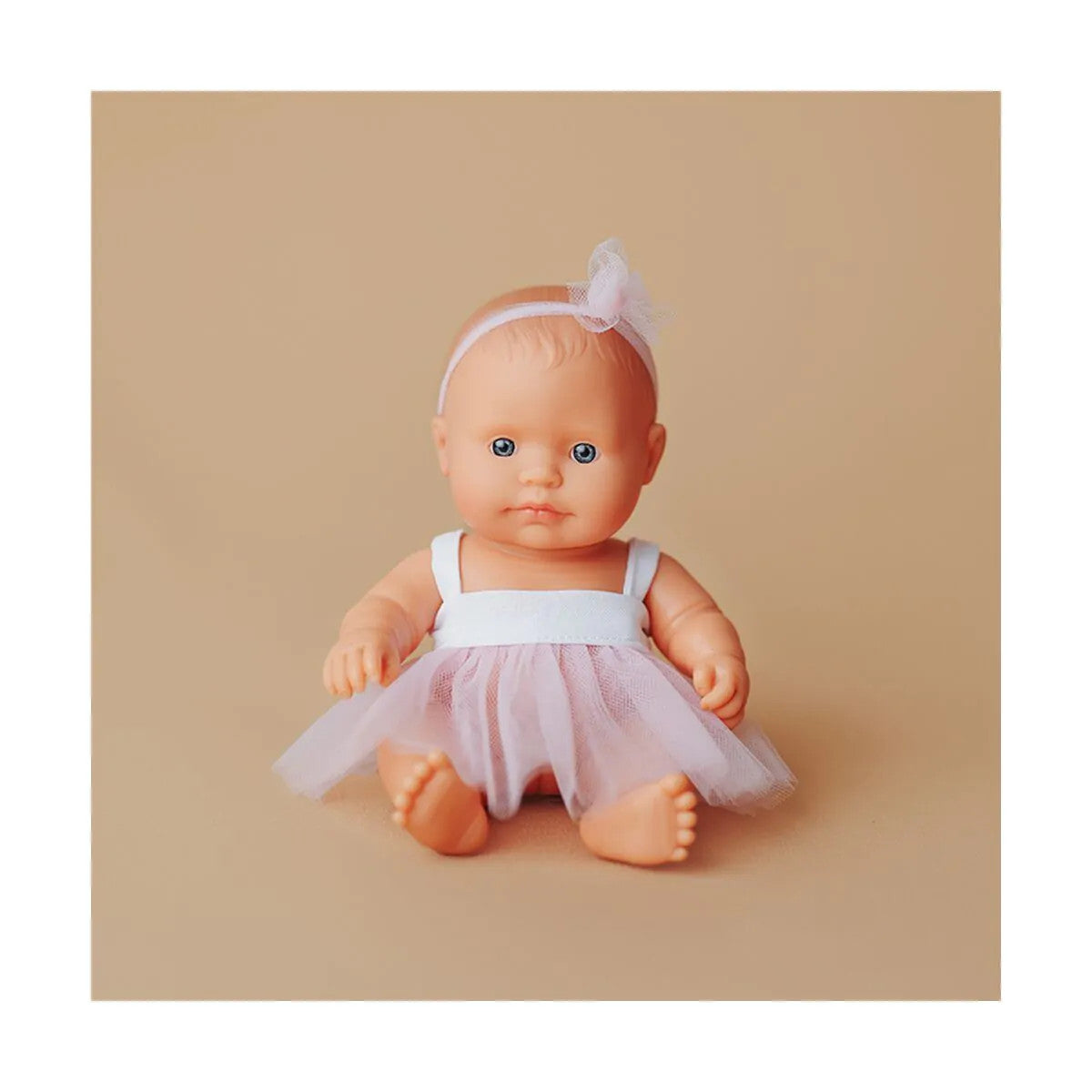 Miniland Doll 21cm - My Friends & Me - Caucasian Girl Baby Doll