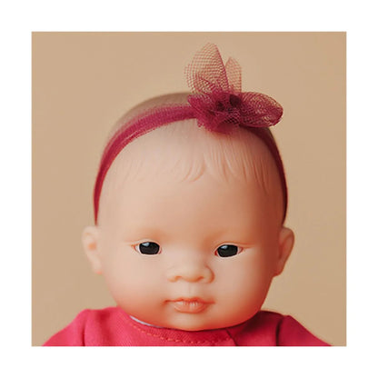 Miniland Doll 21cm - My Friends & Me - Asian Girl Baby Doll