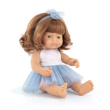 Miniland Doll 38cm - My Friends & Me - Redhead Caucasian Girl Baby Doll