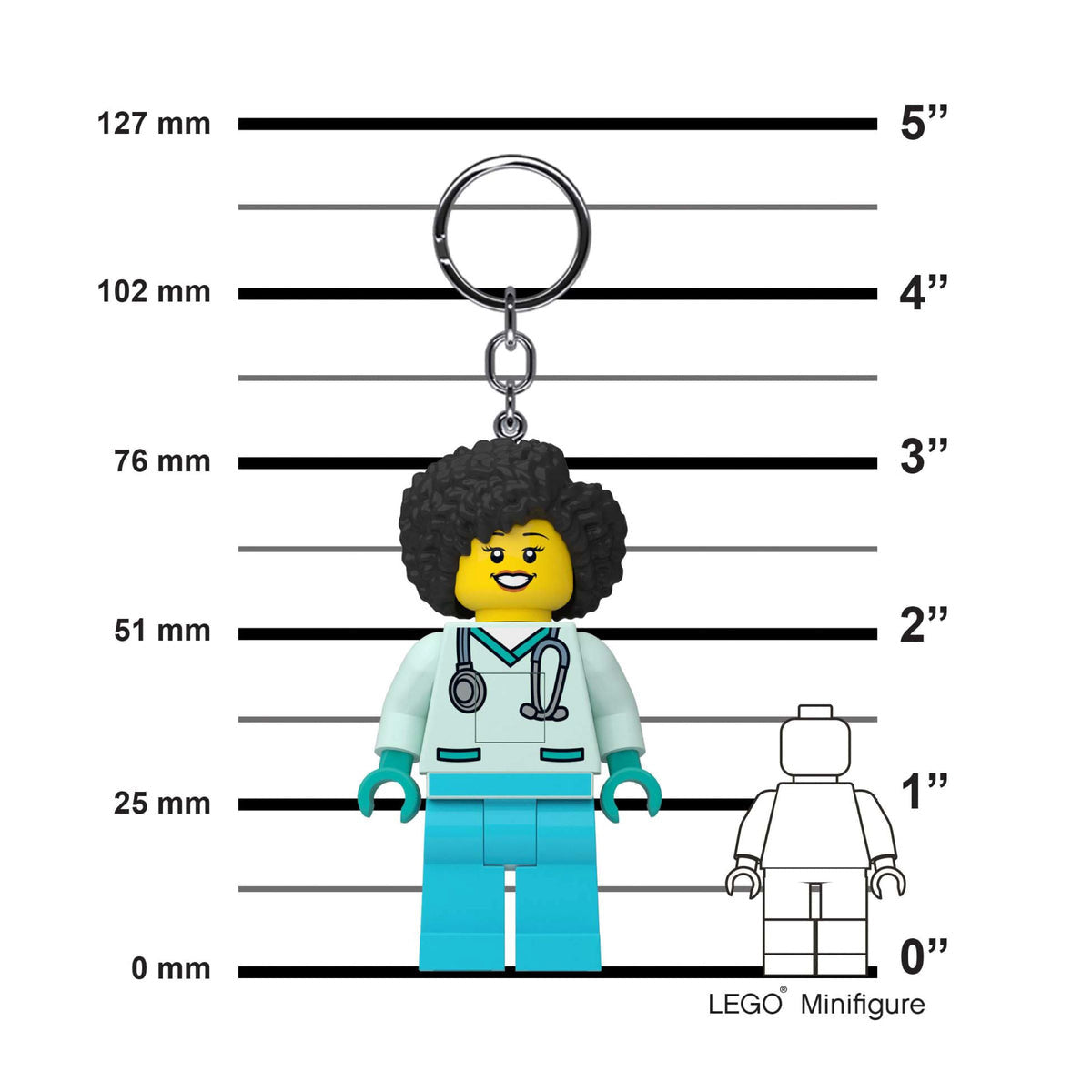 LEGO Iconic - LED Light Keyring - Dr Flieber Key Chain