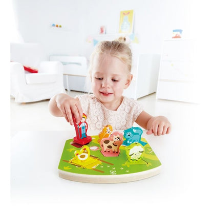 Hape Farmyard Sound Puzzle 6 Pieces