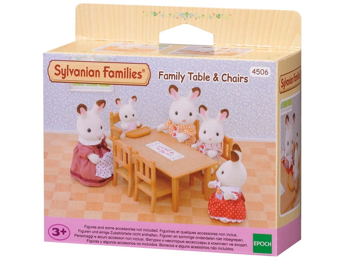 Sylvanian Families - Family Table and Chairs *Minor Box Damage*