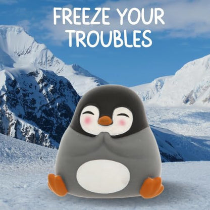 Zen-Guin Chill Out Squeeze Toy**Paint imperfection**