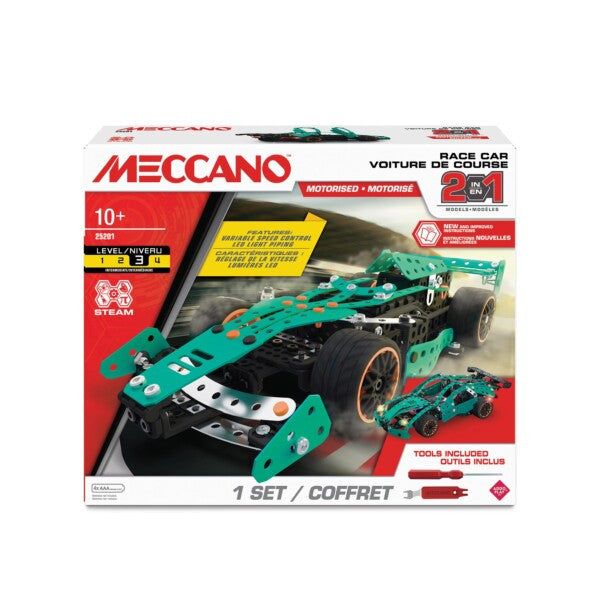 Meccano - 2-in-1 Multi Model Set F1 Race Car 25201