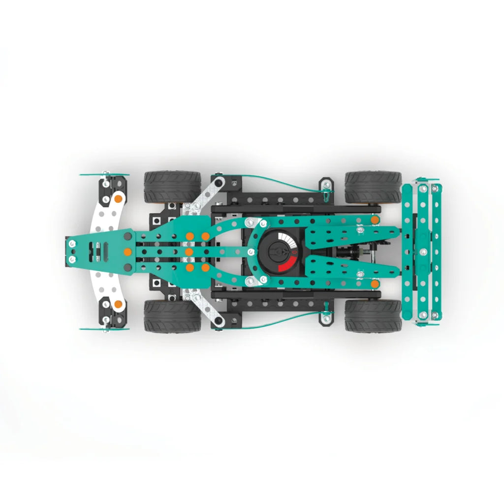 Meccano Masters - 2-in-1 Motorised Race Car STEM Building Kit 25201