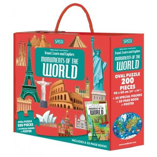 Sassi Travel, Learn and Explore - Monuments of the World, 200 pcs