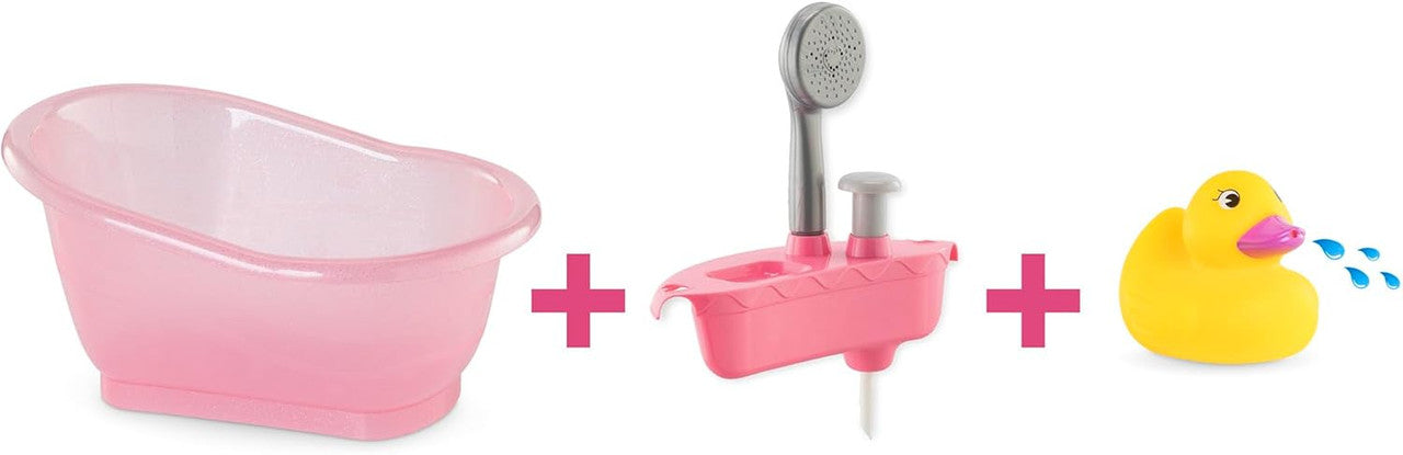 Corolle - Bathtub with Shower and Duck for Corolle 30cm & 36cm Baby Dolls